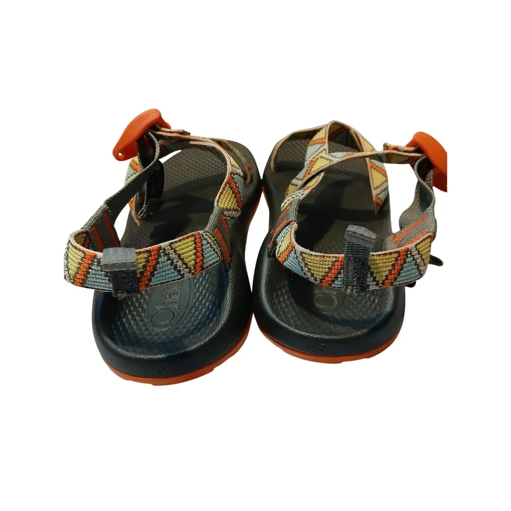 Chaco Z Sandals Women's Geometric Print Orange Buckle‎ Outdoor Active